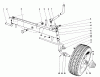 Toro 57077 - 25" Lawn Tractor, 1971 (1000001-1999999) Listas de piezas de repuesto y dibujos FRONT AXLE ASSEMBLY