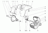 Toro 57077 - 25" Lawn Tractor, 1971 (1000001-1999999) Listas de piezas de repuesto y dibujos REAR AXLE ASSEMBLY