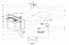 Toro 57054 - 25" Lawn Tractor, 1970 (0000001-0999999) Listas de piezas de repuesto y dibujos ELECTRICAL DIAGRAM (ELECTRIC START ONLY)