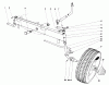 Toro 57054 - 25" Lawn Tractor, 1970 (0000001-0999999) Listas de piezas de repuesto y dibujos FRONT AXLE ASSEMBLY