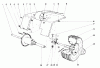 Toro 57054 - 25" Lawn Tractor, 1970 (0000001-0999999) Listas de piezas de repuesto y dibujos REAR AXLE ASSEMBLY