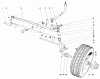 Toro 57111 - 32" Lawn Tractor, 1971 (1000001-1999999) Listas de piezas de repuesto y dibujos FRONT AXLE ASSEMBLY