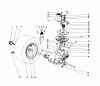 Toro 57300 (8-32) - 8-32 Front Engine Rider, 1977 (7000001-7999999) Ersatzteile TRANSAXLE & CLUTCH ASSEMBLY