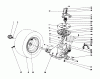 Toro 57360 (11-32) - 11-32 Lawn Tractor, 1984 (4000001-4999999) Listas de piezas de repuesto y dibujos TRANSAXLE & CLUTCH ASSEMBLY