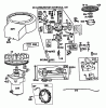 Toro 57300 (8-32) - 8-32 Front Engine Rider, 1985 (5000001-5999999) Listas de piezas de repuesto y dibujos BRIGGS & STRATTON MODEL 191707-5816-01 (MODEL 57300) #2