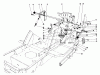 Toro 57305 - 32" Lawn Tractor, 1978 (8000001-8999999) Ersatzteile SHIFT & CLUTCH ASSEMBLY