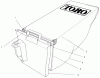 Toro 59279 - Bagging Kit, 18" Recycler Mower Ersatzteile BAG ASSEMBLY