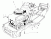 Toro 57375 - 8 hp Front Engine Rider, 1979 (9000001-9999999) Listas de piezas de repuesto y dibujos ENGINE ASSEMBLY