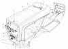 Toro 57375 - 8 hp Front Engine Rider, 1979 (9000001-9999999) Listas de piezas de repuesto y dibujos HOOD ASSEMBLY