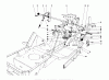 Toro 57375 - 8 hp Front Engine Rider, 1980 (0000001-0999999) Ersatzteile SHIFT & CLUTCH ASSEMBLY