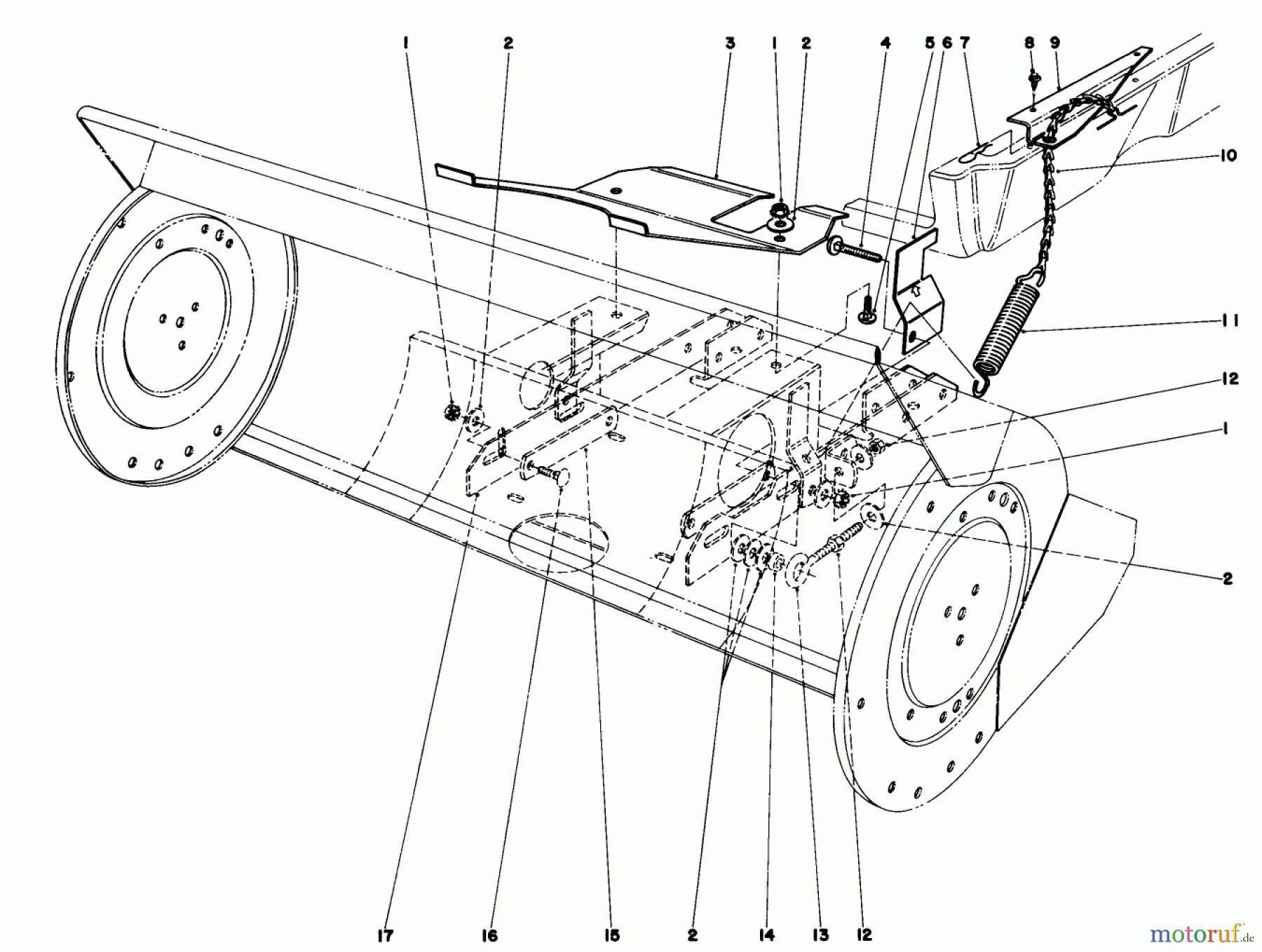  Toro Neu Mowers, Lawn & Garden Tractor Seite 1 57385 - Toro 11 hp Front Engine Rider, 1980 (0000001-0999999) 36
