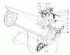 Toro 57385 - 11 hp Front Engine Rider, 1981 (1000001-1999999) Listas de piezas de repuesto y dibujos 36" SNOWTHROWER ATTACHMENT MODEL 59136 #2
