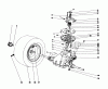Toro 57385 - 11 hp Front Engine Rider, 1981 (1000001-1999999) Listas de piezas de repuesto y dibujos TRANSAXLE & CLUTCH ASSEMBLY