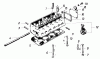Toro 61-20RG01 (D-250) - D-250 10-Speed Tractor, 1977 Ersatzteile CYLINDER HEAD