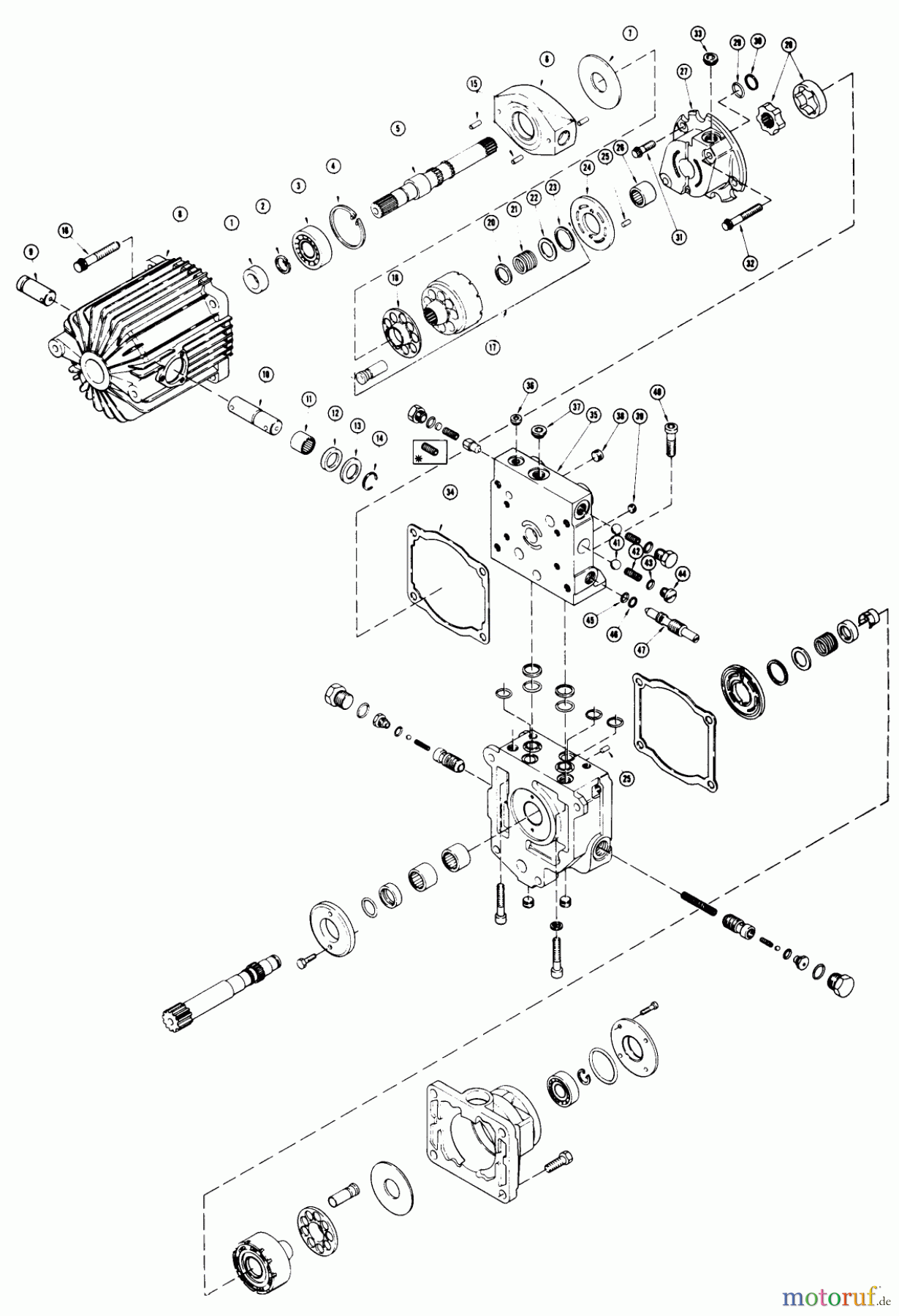  Toro Neu Mowers, Lawn & Garden Tractor Seite 1 71-16KS02 (C-160) - Toro C-160 Automatic Tractor, 1977 HYDROSTATIC TRANSMISSION #2