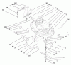 Toro 71205 (13-38XL) - 13-38XL Lawn Tractor, 1996 (6900001-6999999) Listas de piezas de repuesto y dibujos DECK ASSEMBLY