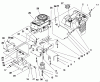 Toro 71192 (15-44HXL) - 15-44HXL Lawn Tractor, 1996 (6900001-6999999) Listas de piezas de repuesto y dibujos ENGINE ASSEMBLY
