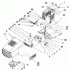 Toro 71192 (15-44HXL) - 15-44HXL Lawn Tractor, 1996 (6900001-6999999) Listas de piezas de repuesto y dibujos HOOD ASSEMBLY