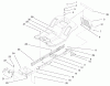 Toro 71217 (14-38HXL) - 14-38HXL Lawn Tractor, 1997 (7900001-7999999) Listas de piezas de repuesto y dibujos FRAME ASSEMBLY