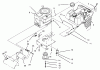 Toro 71200 (12-32XL) - 12-32XL Lawn Tractor, 1995 (5900001-5910000) Ersatzteile ENGINE ASSEMBLY