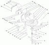 Toro 71208 (13-38XL) - 13-38XL Lawn Tractor, 1997 (7900001-7999999) Listas de piezas de repuesto y dibujos DECK ASSEMBLY (38" CUTTING UNIT)