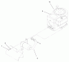 Toro 71208 (13-38XL) - 13-38XL Lawn Tractor, 1997 (7900001-7999999) Listas de piezas de repuesto y dibujos ENGINE ASSEMBLY