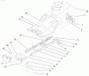 Toro 71208 (13-38XL) - 13-38XL Lawn Tractor, 1997 (7900001-7999999) Listas de piezas de repuesto y dibujos FRAME ASSEMBLY