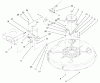 Toro 71209 (13-32XLE) - 13-32XLE Lawn Tractor, 2001 (210000001-210999999) Ersatzteile 32" DECK BLADE DRIVE & BRAKING COMPONENTS ASSEMBLY