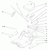 Toro 71215 (14-38HXL) - 14-38HXL Lawn Tractor, 1998 (8900001-8999999) Ersatzteile SEAT ASSEMBLY