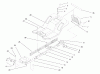 Toro 71219 (14-38HXL) - 14-38HXL Lawn Tractor, 1997 (7900001-7999999) Listas de piezas de repuesto y dibujos FRAME ASSEMBLY