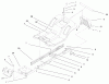 Toro 71225 (16-38HXL) - 16-38HXL Lawn Tractor, 2000 (200000001-200999999) Listas de piezas de repuesto y dibujos FRAME & BODY ASSEMBLY