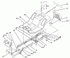 Toro 71228 (17-44HXL) - 17-44HXL Lawn Tractor, 2002 (220010001-220999999) Listas de piezas de repuesto y dibujos FRAME AND BODY ASSEMBLY
