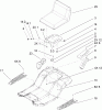 Toro 71228 (17-44HXL) - 17-44HXL Lawn Tractor, 2004 (240000001-240999999) Listas de piezas de repuesto y dibujos REAR BODY AND SEAT ASSEMBLY