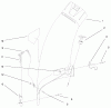 Toro 79117 - 38" Easy Empty Bagger, XL Series Lawn Tractors, 1999 (9900001-9999999) Ersatzteile CHUTE ASSEMBLY #94-6036