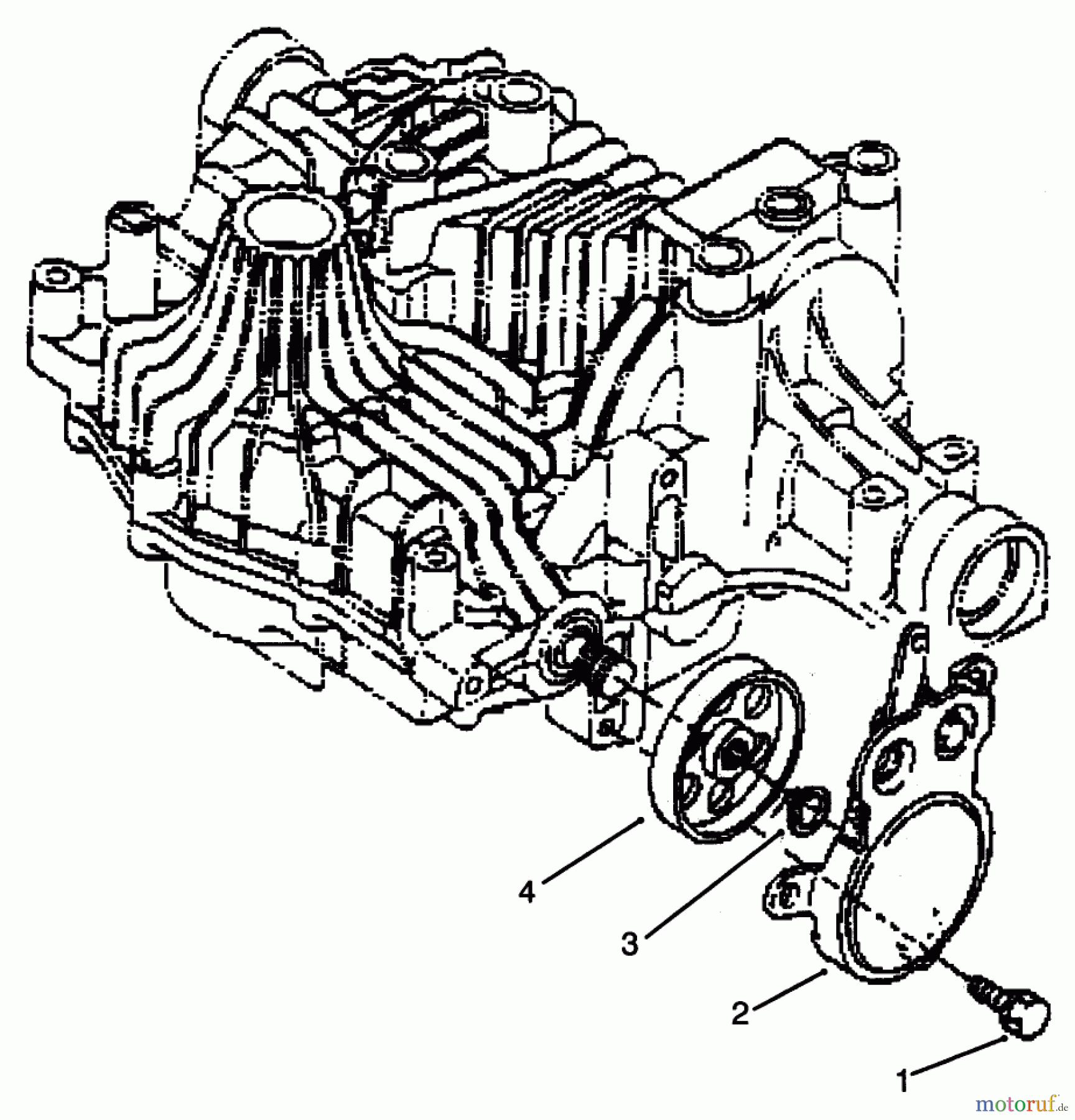  Toro Neu Mowers, Lawn & Garden Tractor Seite 1 72062 (264-6) - Toro 264-6 Yard Tractor, 1996 (6900001-6999999) BRAKE