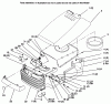 Toro 72045 (265-6) - 265-6 Yard Tractor, 1996 (6900001-6999999) Listas de piezas de repuesto y dibujos HOOD AND GRILL
