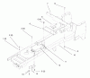 Toro 72046 (265-H) - 265-H Lawn and Garden Tractor, 1998 (8900400-8999999) Listas de piezas de repuesto y dibujos FRAME