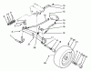 Toro 72060 (244-5) - 244-5 Yard Tractor, 1993 (3900001-3999999) Listas de piezas de repuesto y dibujos FRONT AXLE ASSEMBLY
