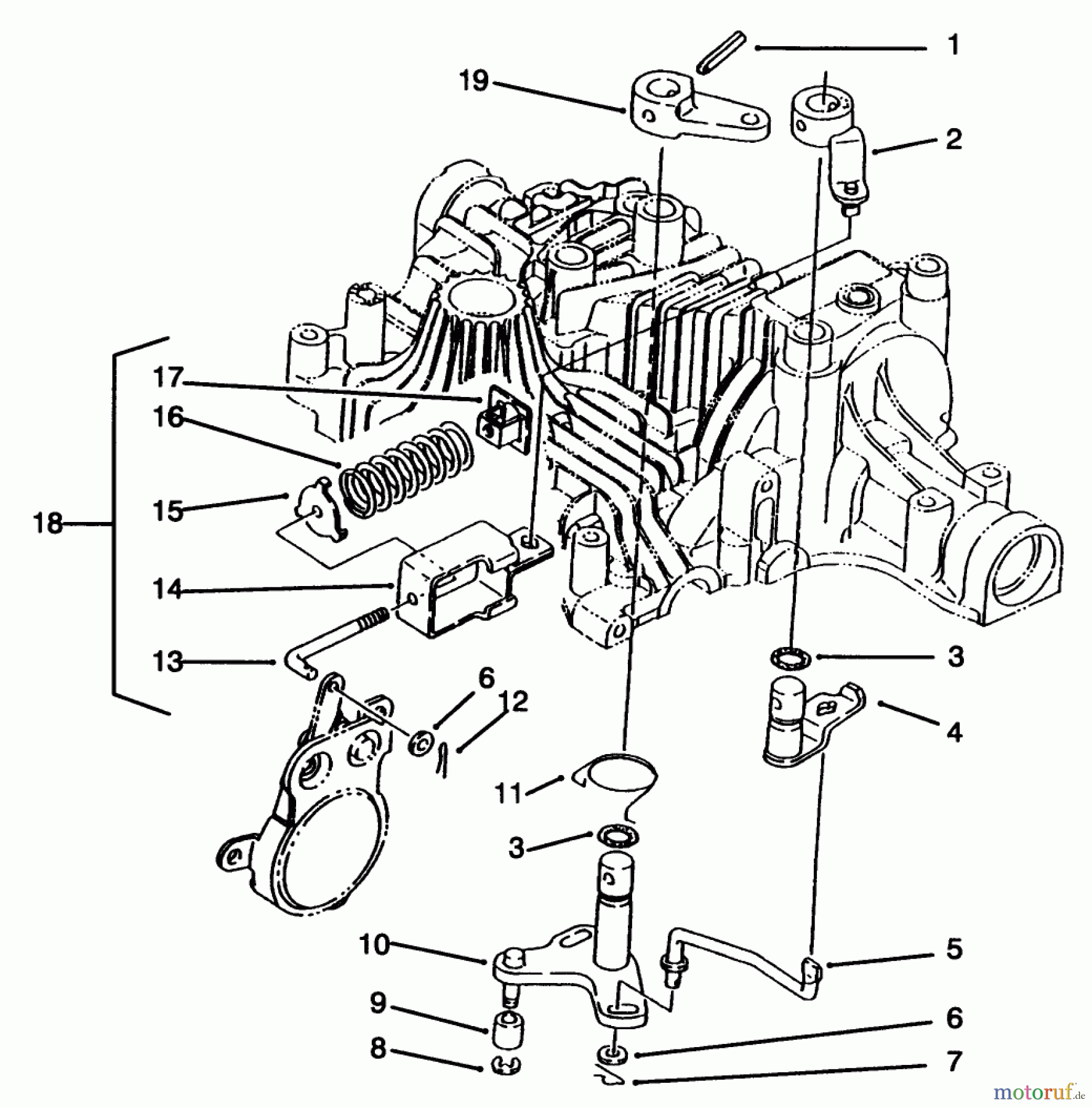  Toro Neu Mowers, Lawn & Garden Tractor Seite 1 72104 (267-H) - Toro 267-H Lawn and Garden Tractor, 1996 (6900001-6999999) BRAKE INTERLOCK