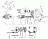 Toro 72104 (267-H) - 267-H Lawn and Garden Tractor, 1996 (6900001-6999999) Ersatzteile STARTING SYSTEM