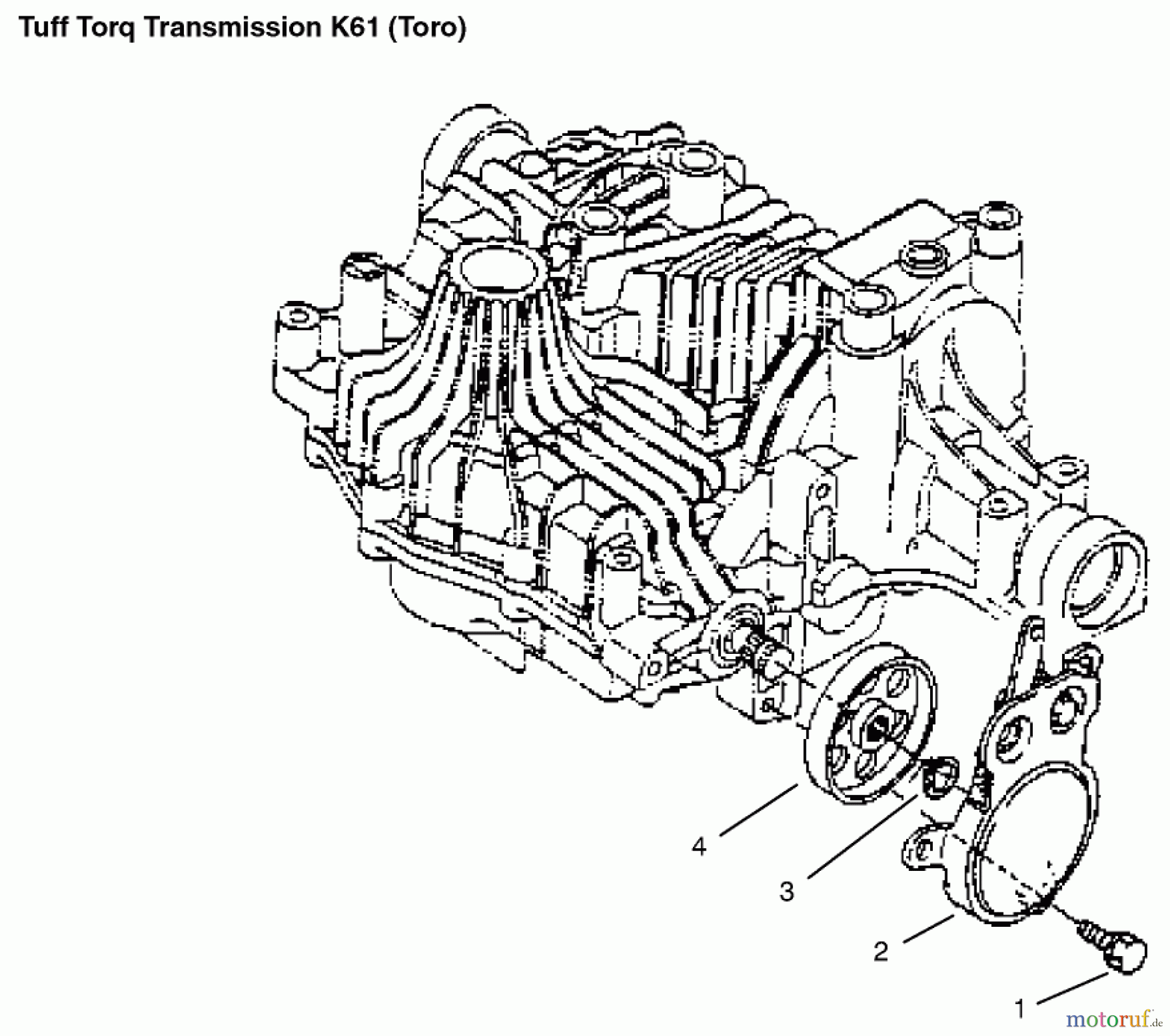  Toro Neu Mowers, Lawn & Garden Tractor Seite 1 72086 (268-H) - Toro 268-H Lawn and Garden Tractor, 1999 (9900001-9999999) BRAKE