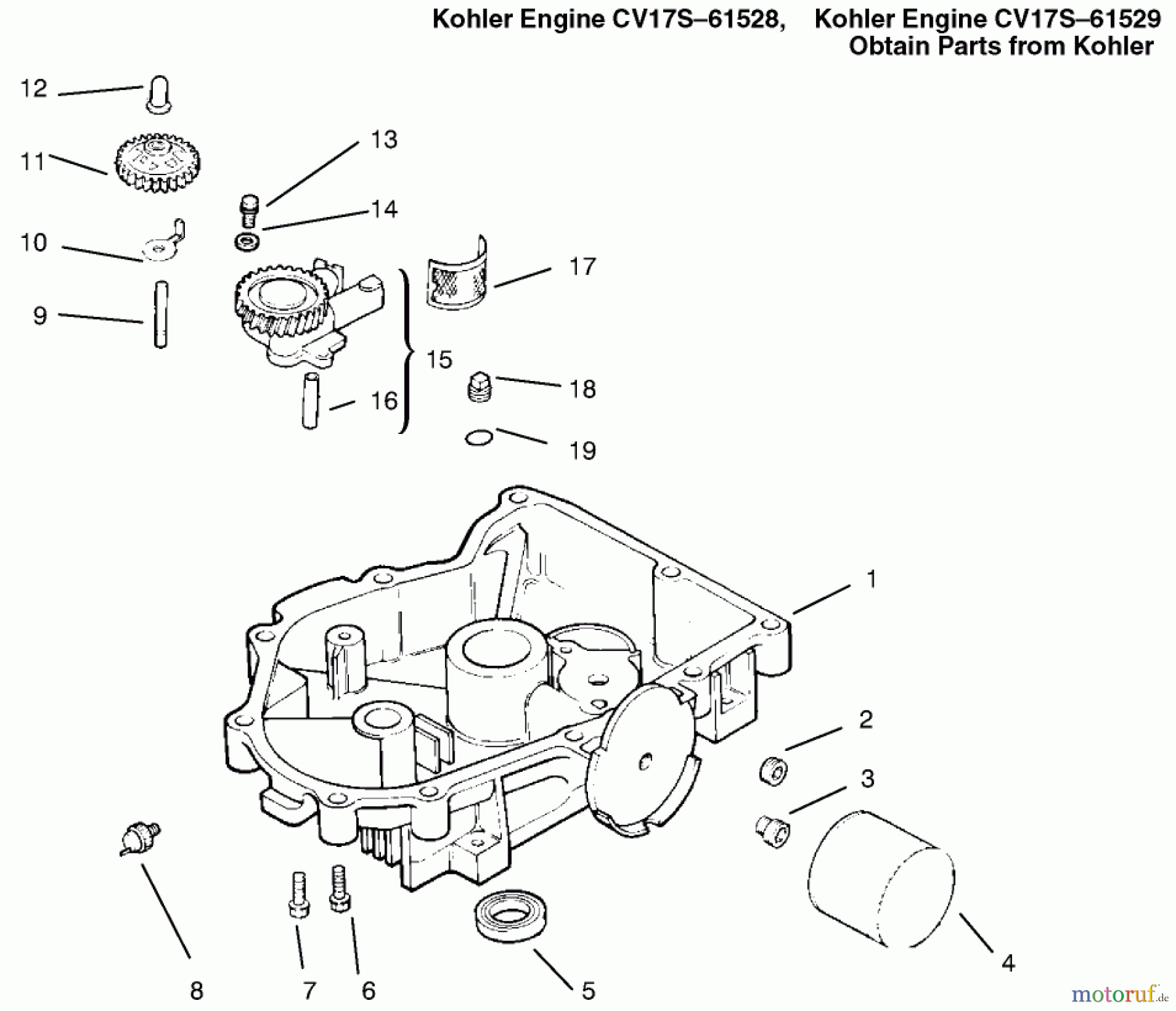  Toro Neu Mowers, Lawn & Garden Tractor Seite 1 72105 (268-H) - Toro 268-H Lawn and Garden Tractor, 1999 (9900001-9999999) OIL PAN / LUBRICATION