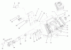 Toro 72107 (268-HE) - 268-HE Lawn and Garden Tractor, 2001 (210000001-210999999) Listas de piezas de repuesto y dibujos DASH ASSEMBLY