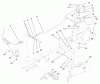 Toro 72107 (268-HE) - 268-HE Lawn and Garden Tractor, 2001 (210000001-210999999) Listas de piezas de repuesto y dibujos HYDRAULIC CONTROL ASSEMBLY