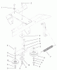 Toro 72107 (268-HE) - 268-HE Lawn and Garden Tractor, 2001 (210000001-210999999) Listas de piezas de repuesto y dibujos HYDRO DRIVE ASSEMBLY