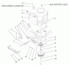 Toro 72116 (270-HE) - 270-HE Lawn and Garden Tractor, 2001 (210000001-210999999) Listas de piezas de repuesto y dibujos TWIN CYLINDER ENGINE, MUFFLER AND PTO ASSEMBLY
