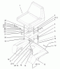 Toro 72200 (416XT) - 416XT Garden Tractor, 2004 (240000001-240999999) Ersatzteile SEAT ASSEMBLY