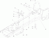 Toro 72212 (430) - 430 Garden Tractor, 2005 (250000001-250999999) Listas de piezas de repuesto y dibujos FRAME ASSEMBLY
