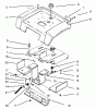 Toro 73362 (312-8) - 312-8 Garden Tractor, 1996 (6900001-6999999) Listas de piezas de repuesto y dibujos FENDER AND SUPPORT