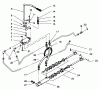 Toro 73421 (416-H) - 416-H Garden Tractor, 1995 (5901047-5999999) Listas de piezas de repuesto y dibujos HYDRAULIC CONTROL SYSTEM